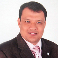 Portrait photo of WFI Fellow Binod Heyojoo from Nepal