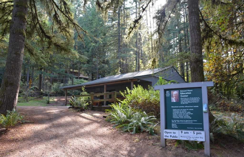 Education Center at the Magness Tree Farm in Sherwood OR.