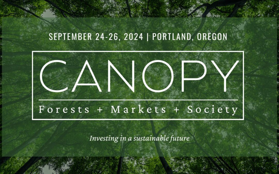 Timberland Investment Conference Gets a New Name