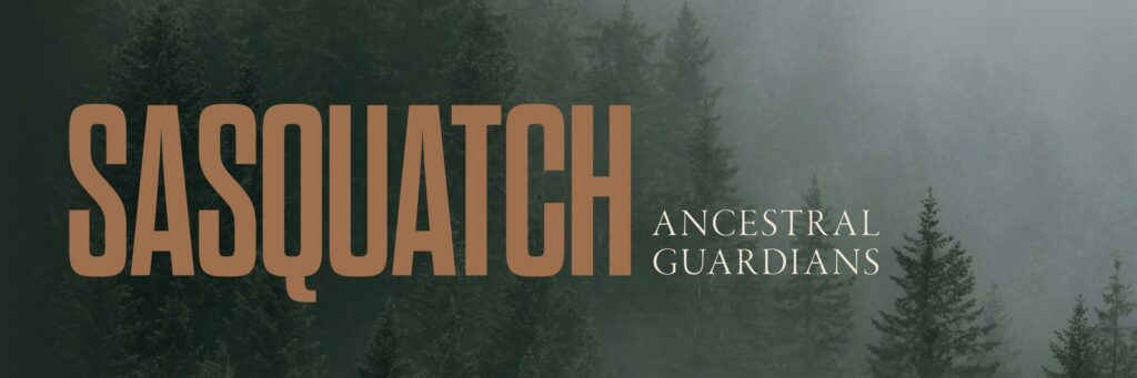 Sasquatch promotional banner for Forest Sound Walk event