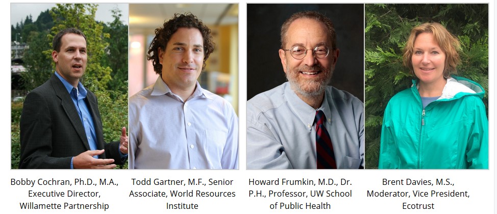 Profile photos of the four speakers.